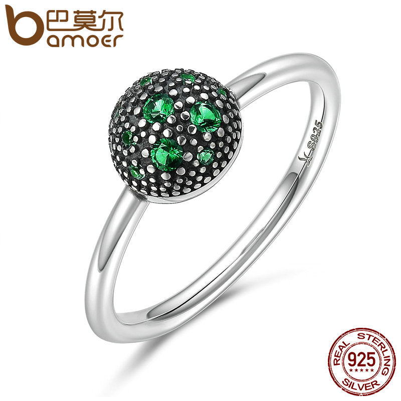 Green Dream 925 Sterling Silver Ring