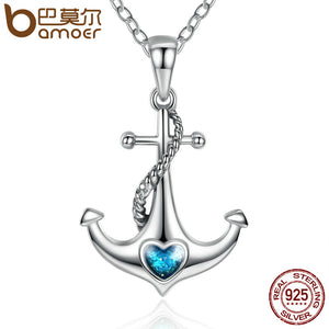 Anchor My Love 925 Sterling Silver Necklace