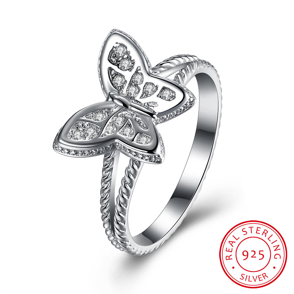All Things Butterfly 925 Sterling Silver Ring