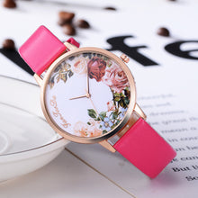 Just Roses Leather Band Analog Quartz Wrist Watch