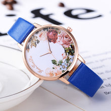 Just Roses Leather Band Analog Quartz Wrist Watch