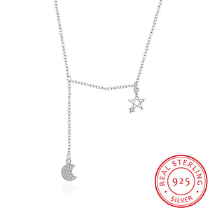 Falling Star 925 Silver Necklace