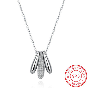 Triple Threat 925 Silver Necklace