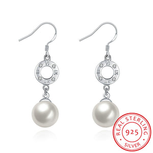 Girl With The 925 Silver Pearl Earrings