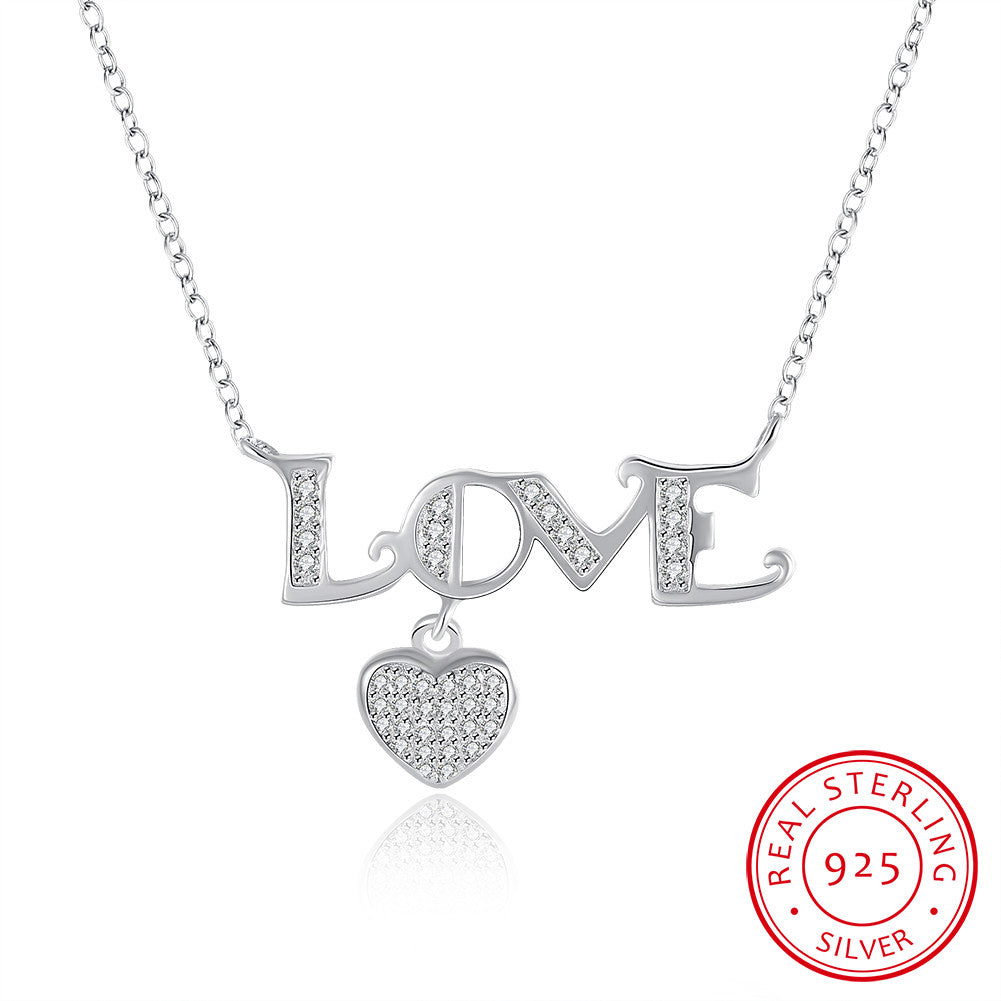 LOVE Me 925 Silver Necklace