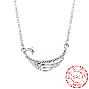 Swan Song 925 Silver Necklace