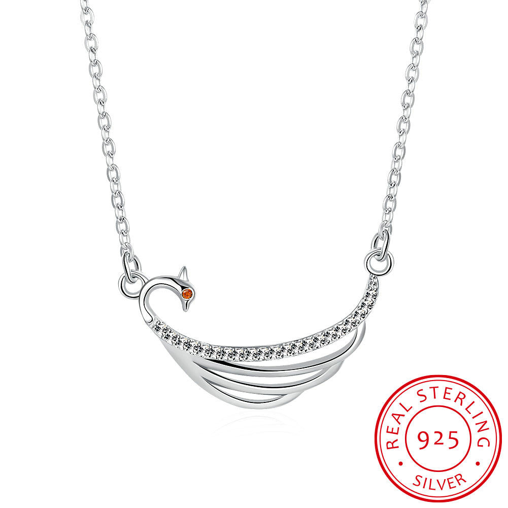 Swan Song 925 Silver Necklace