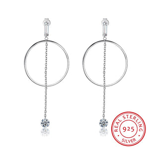 O is for Oh! 925 Silver Earrings