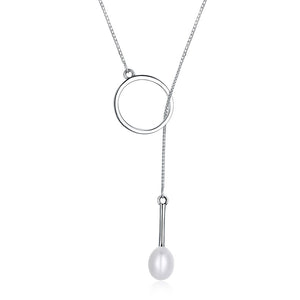 Creative Pearl 925 Silver Necklace