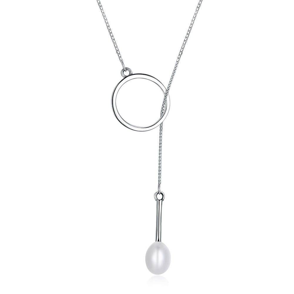 Creative Pearl 925 Silver Necklace