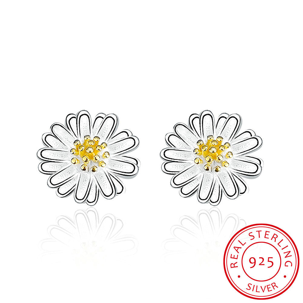 Daisy May! 925 Sterling Silver Ear Studs