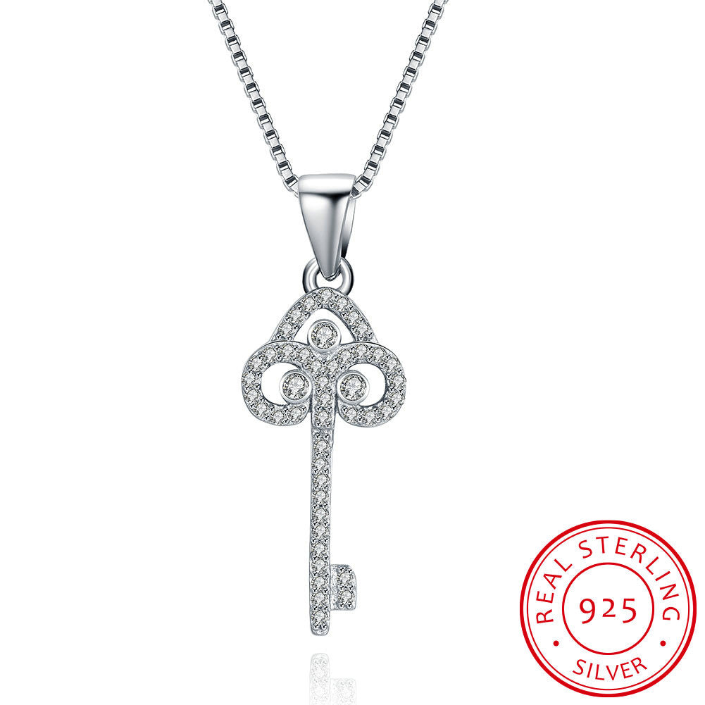 Alice's Key 925 Silver Necklace