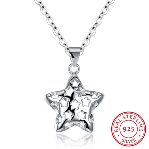 Stars on Stars 925 Silver Necklace