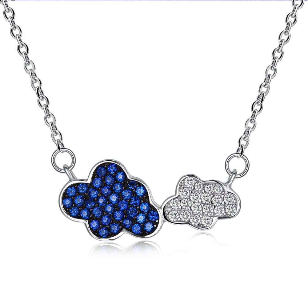 Feeling Blue 925 Sterling Silver Necklace