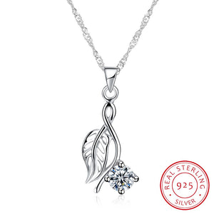 Sweet Mini Leaf 925 Sterling Silver Necklace