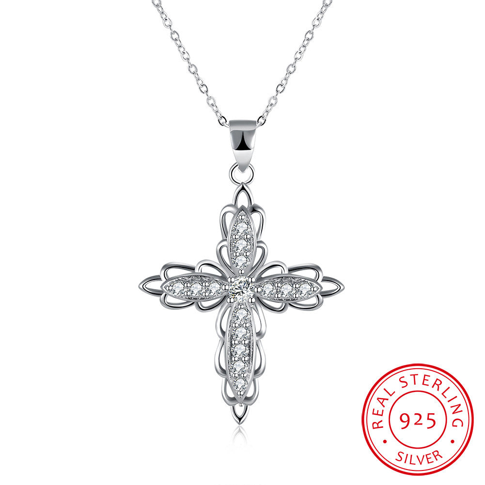 Cross My Heart 925 Silver Necklace