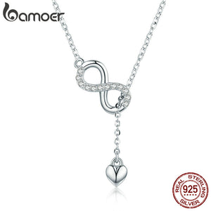 Infinite Love 925 Sterling Silver Necklace