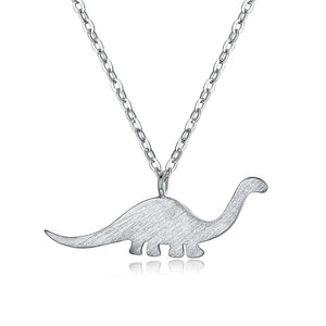 Sweet Lil' Dinosaur 925 Sterling Silver Necklace