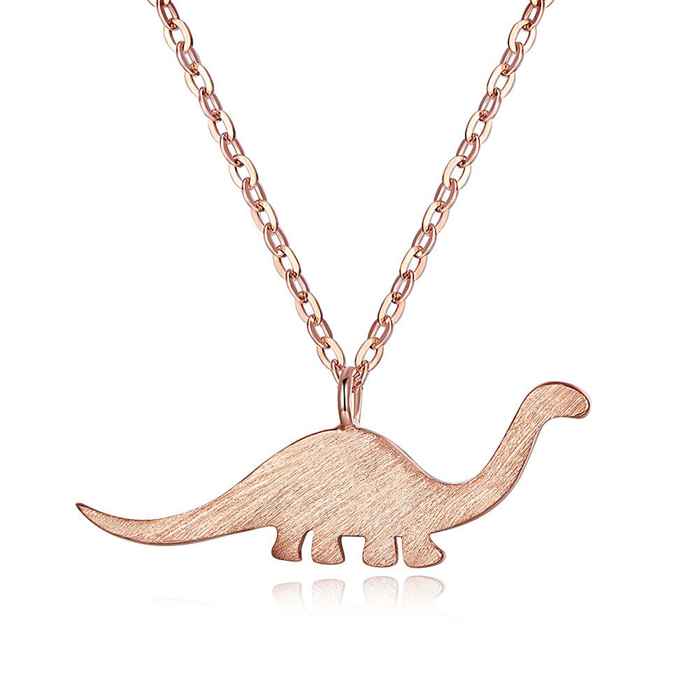 Sweet Lil' Dinosaur 925 Sterling Silver Necklace
