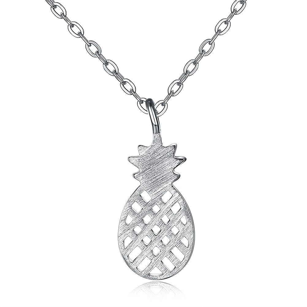 Sweet Pineapple 925 Sterling Silver Necklace